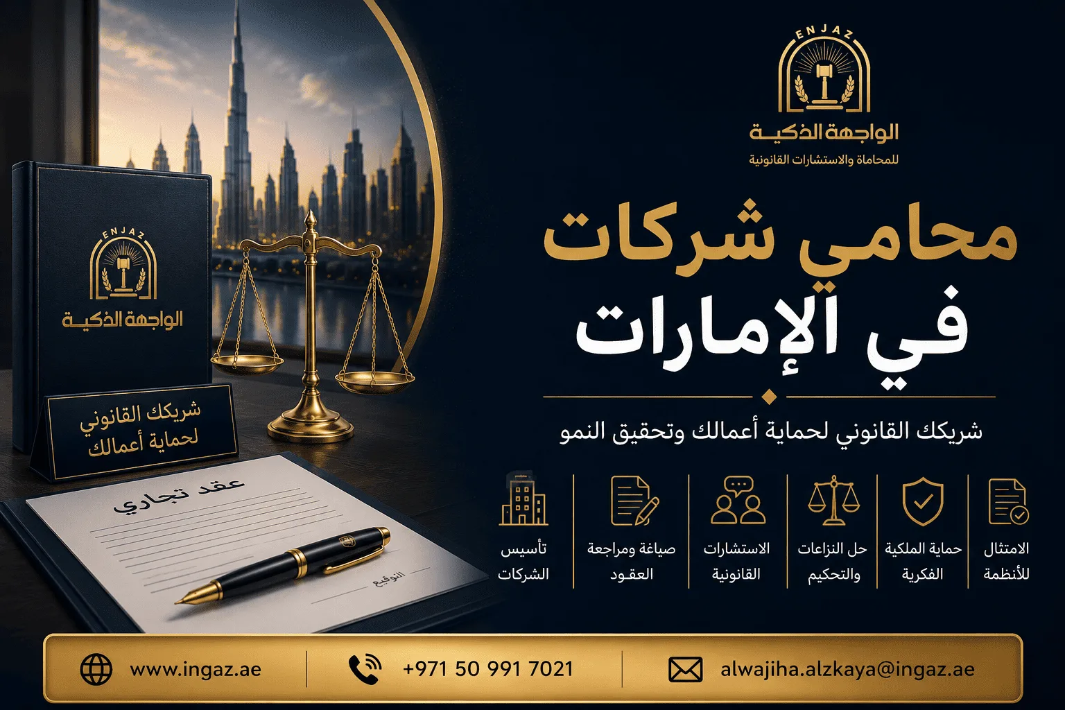 Read more about the article الخدمات القانونية للشركات في الإمارات: لماذا تحتاج الشركات إلى دعم قانوني مستمر؟